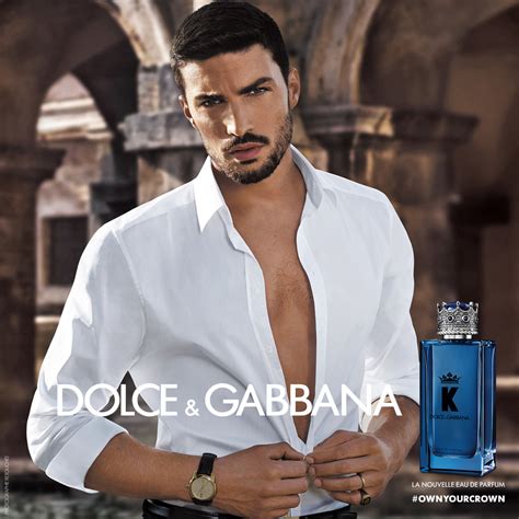 dolce and gabbana cologne model